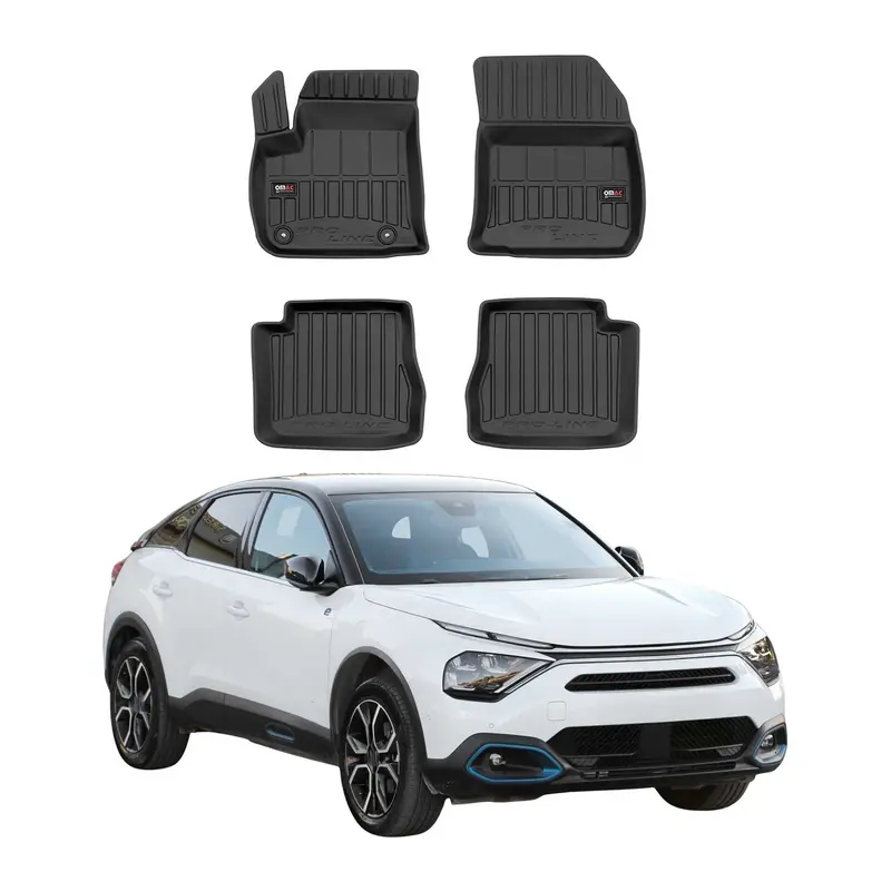 Tapis de Sol pour Citroen C4 EV 2021-2026 TPE Noir