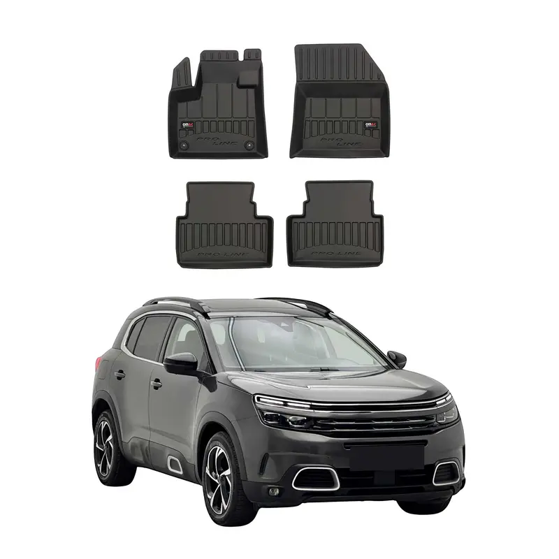 Tapis de Sol pour Citroen C5 Aircross 2018-2025 TPE Noir