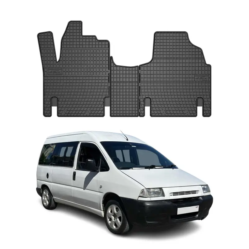 Tapis de Sol pour Citroen Jumpy 1994-2006 Convient à 1ème rangée Caoutchouc
