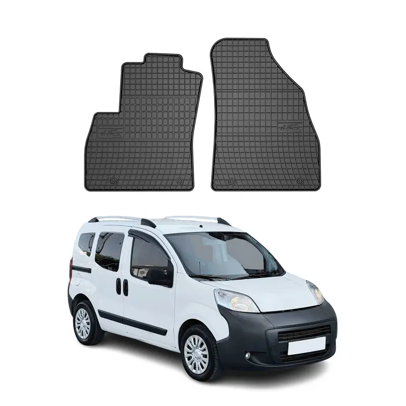Tapis de Sol pour Citroen Nemo 2007-2017 Caoutchouc Noir