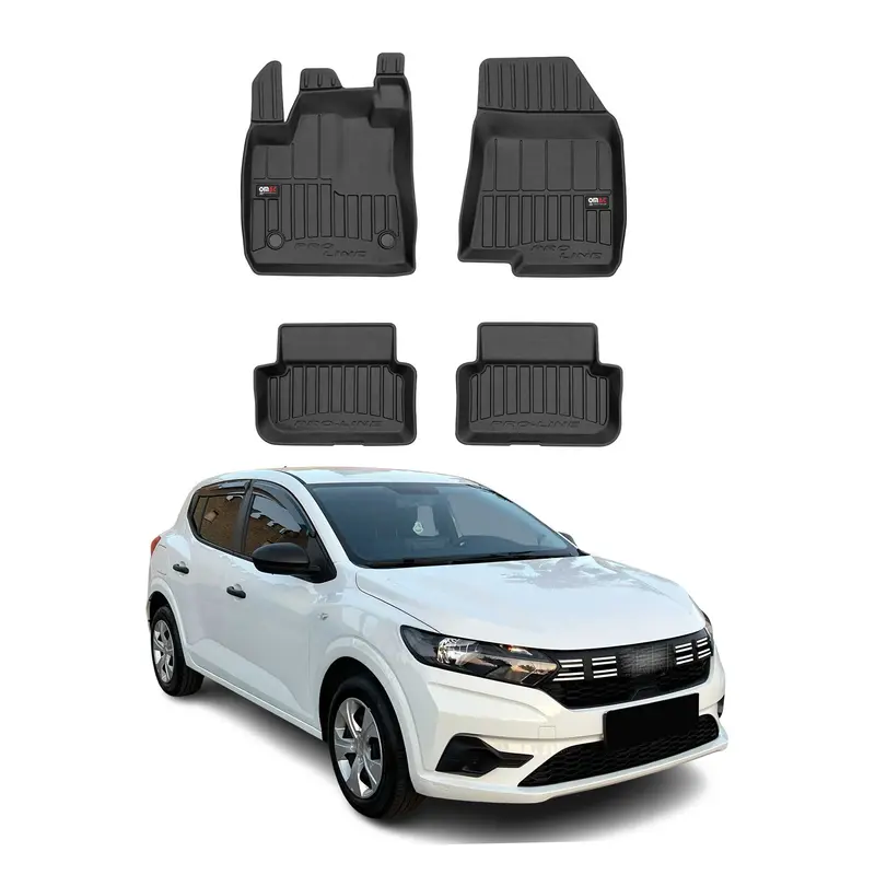 Tapis de Sol pour Dacia Sandero 2021-2026 TPE Noir