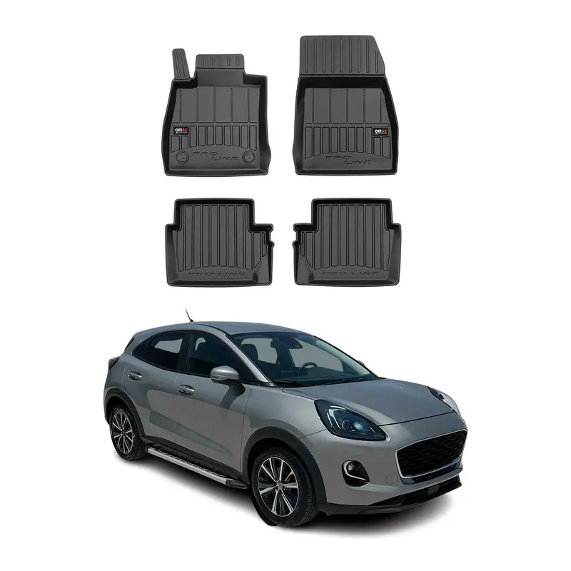 Tapis de Sol pour Ford Puma 2019-2026 Caoutchouc TPE Noir