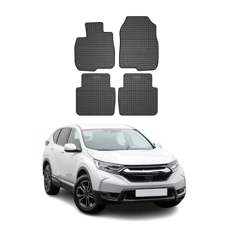 Tapis de Sol pour Honda CR-V 2017-2022 Caoutchouc Noir