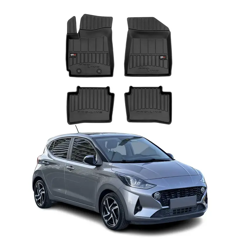 Tapis de Sol pour Hyundai i10 2020-2026 TPE Noir