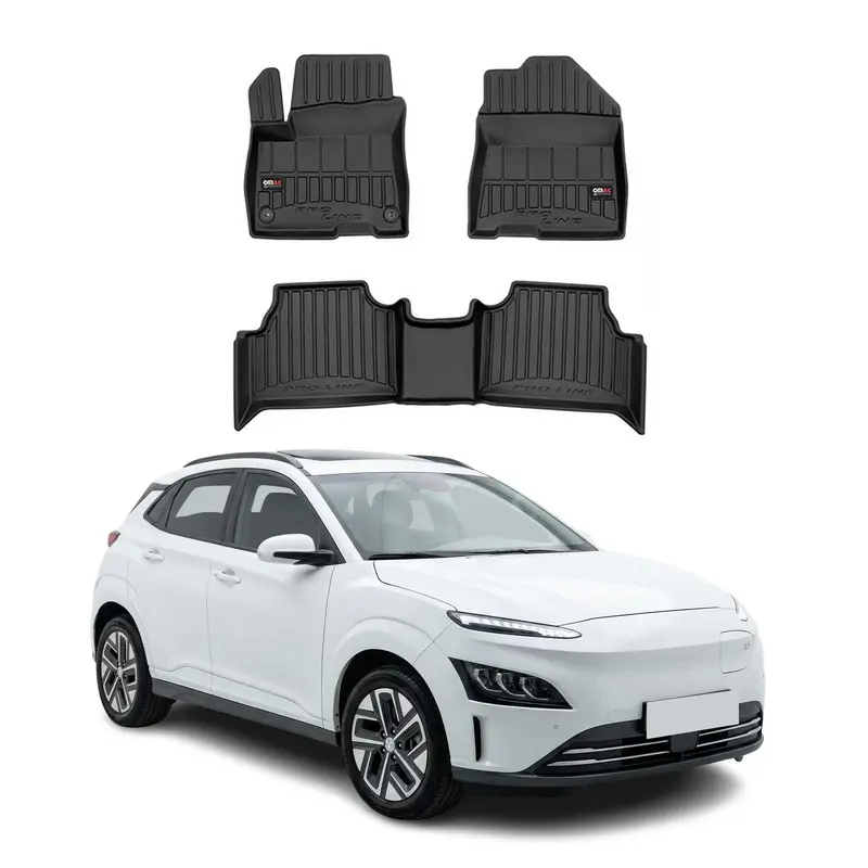 Tapis de Sol pour Hyundai Kona Electric mk1 2018-2023 TPE Noir