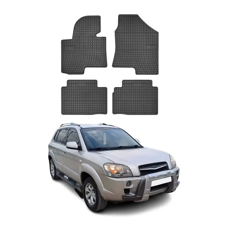 Tapis de Sol pour Hyundai Tucson II 2009-2015 OMAC Noir Caoutchouc