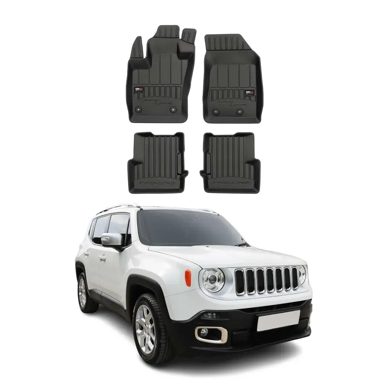 Tapis de Sol pour Jeep Renegade 2014-2022 TPE Noir