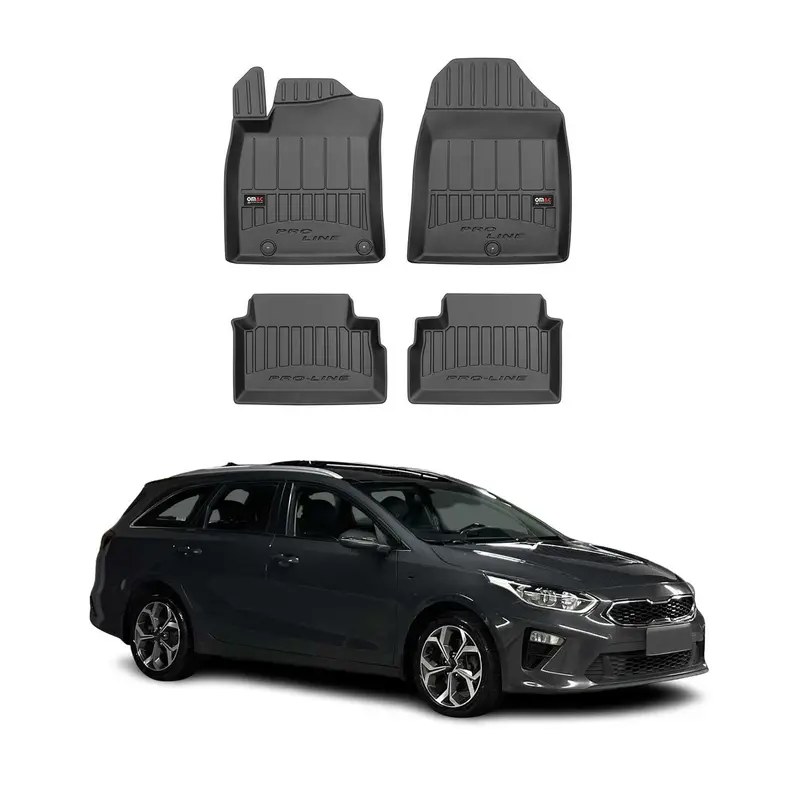 Tapis de Sol pour Kia Ceed 2019-2026 TPE Noir