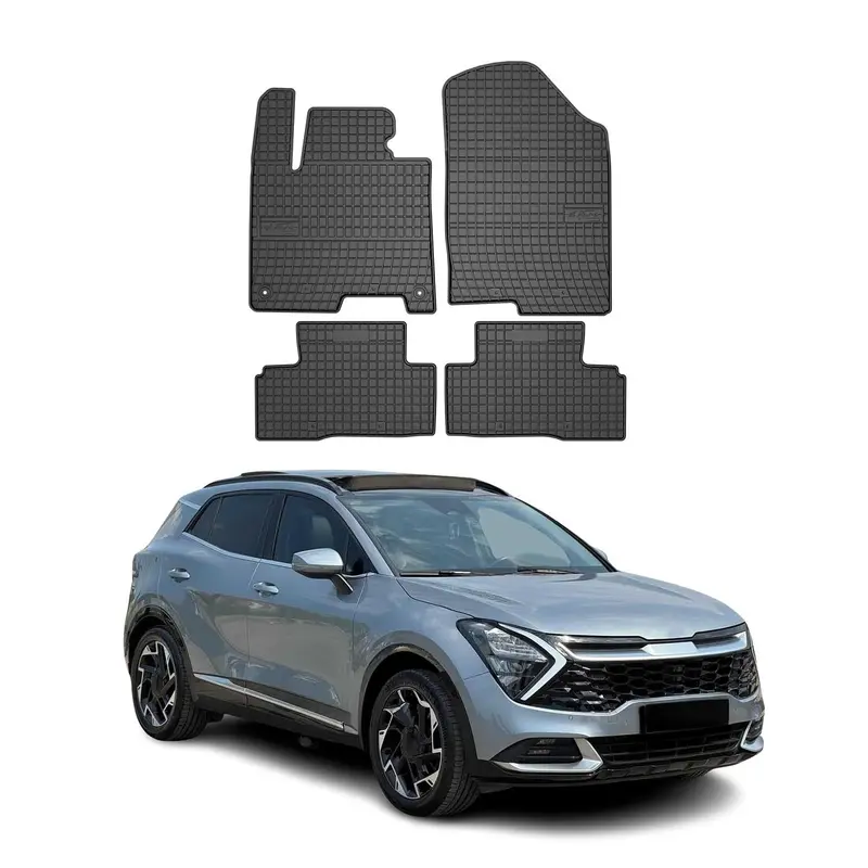 Tapis de Sol pour Kia Sportage 2023-2026 Noir Caoutchouc