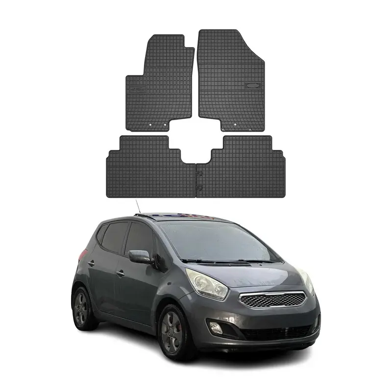 Tapis de Sol pour Kia Venga 2010-2019 OMAC Noir Caoutchouc