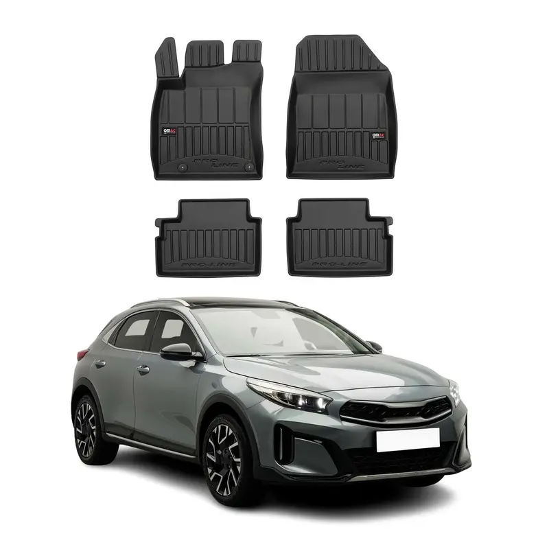 Tapis de Sol pour Kia XCeed 2019-2026 Caoutchouc TPE Noir
