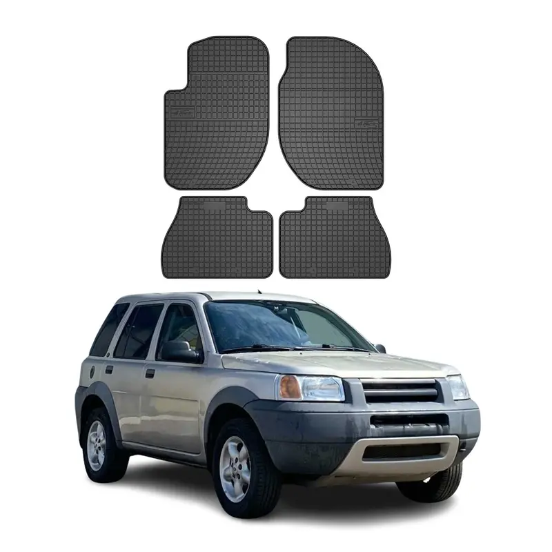Tapis de Sol pour Land Rover Freelander 1996-2006 Caoutchouc Noir