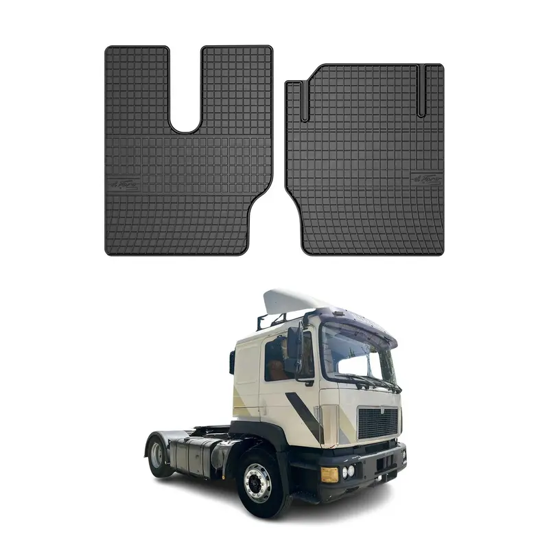 Tapis de Sol pour MAN MAN F90 1994-1998 Noir Caoutchouc