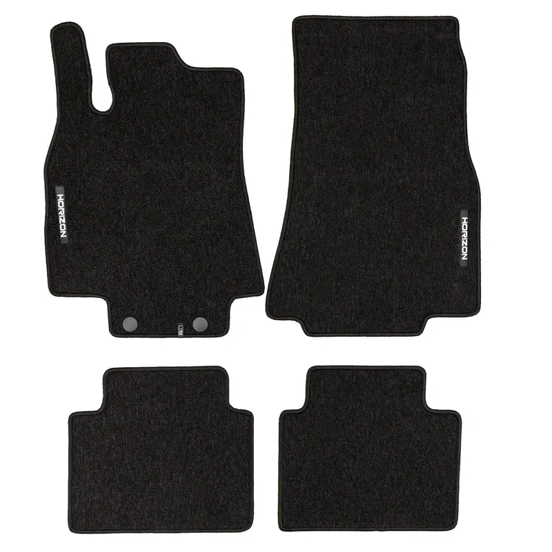 Tapis de sol pour Mercedes-Benz Classe B W245 2005-2011 Velours Noir 4Pcs