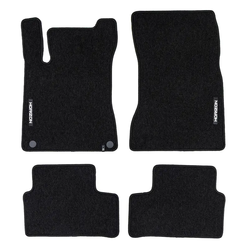 Tapis de sol pour Mercedes-Benz Classe B W247 2019-2026 Velours Noir 4Pcs