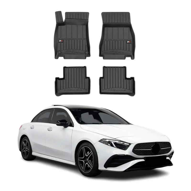 Tapis de Sol pour Mercedes Classe A W177 2018-2026 Caoutchouc TPE Noir