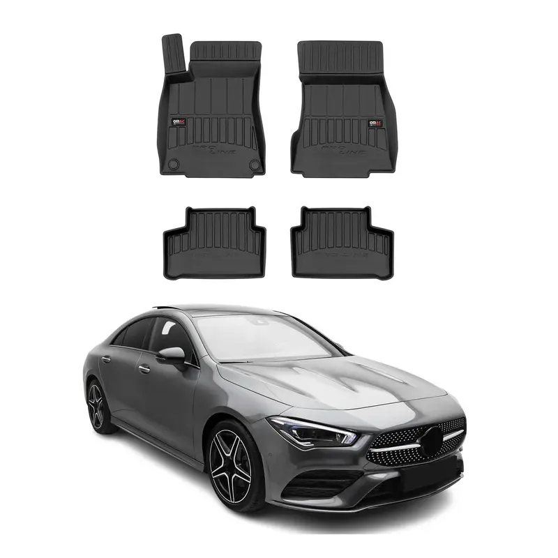 Tapis de Sol pour Mercedes Classe CLA C118 2019-2022 TPE Noir