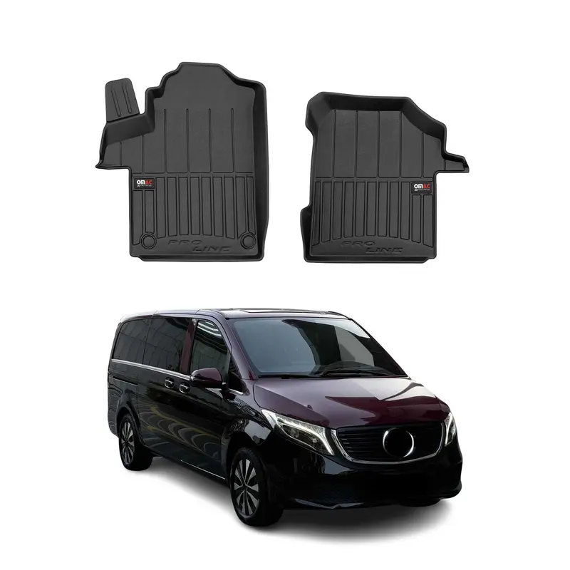 Tapis de Sol pour Mercedes Vito W447 2020-2026 Caoutchouc TPE Noir