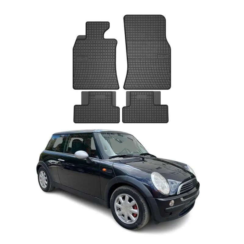 Tapis de Sol pour Mini Cooper 2001-2014 Caoutchouc Noir