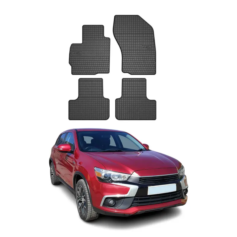 Tapis de Sol pour Mitsubishi ASX 2010-2023 Caoutchouc Noir