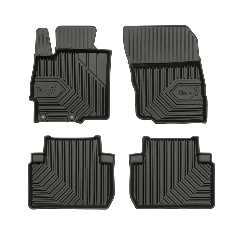 Tapis de sol pour Mitsubishi Eclipse Cross 2018-2026 sauf PHEW TPE Noir 4Pcs