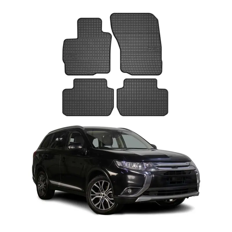Tapis de Sol pour Mitsubishi Outlander 2014-2020 Caoutchouc Noir