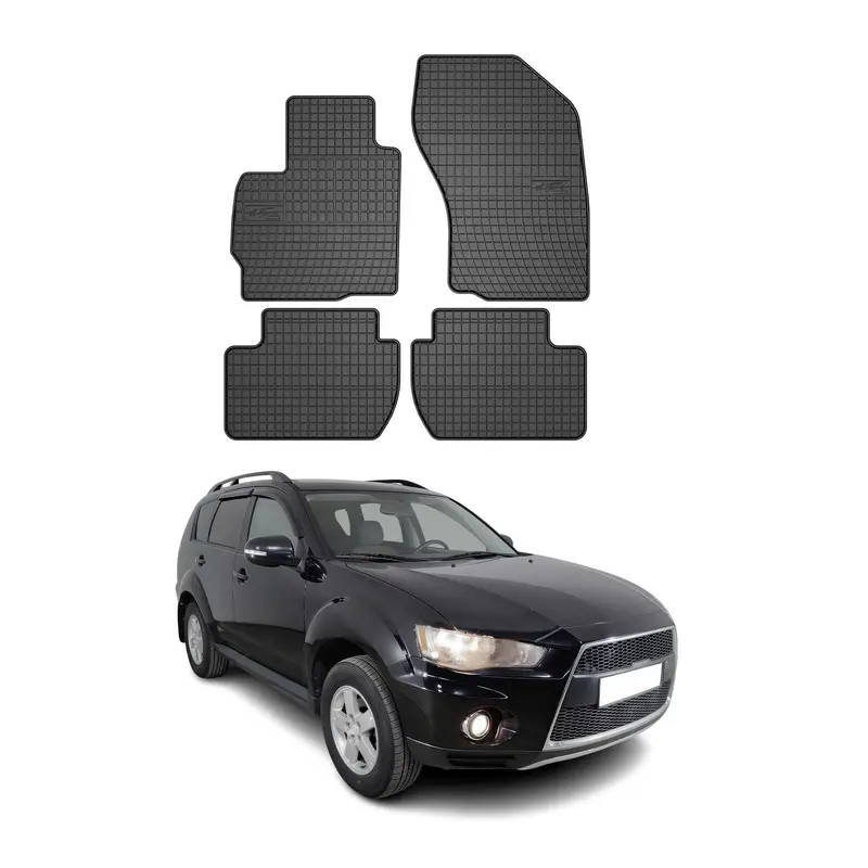 Tapis de Sol pour Mitsubishi Outlander II 2006-2012 OMAC Caoutchouc