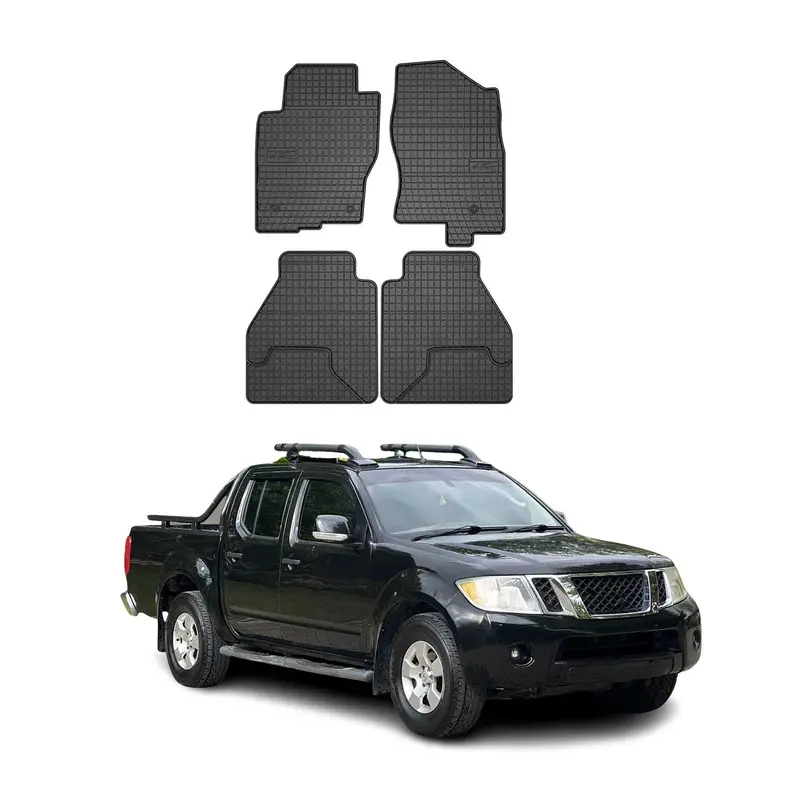 Tapis de Sol pour Nissan Pathfinder 2010-2021 Caoutchouc Noir