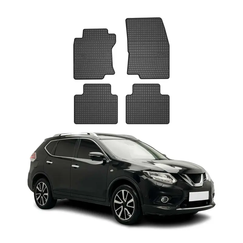 Tapis de Sol pour Nissan X-Trail 2013-2021 Caoutchouc Noir