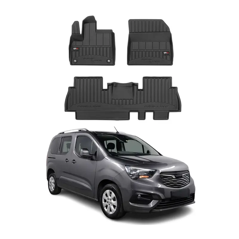Tapis de Sol pour Opel Combo E 2018-2022 TPE Noir