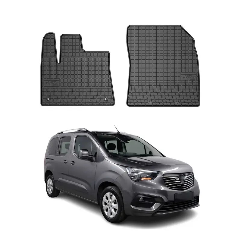 Tapis de Sol pour Opel Combo E 2019-2026 Caoutchouc Noir