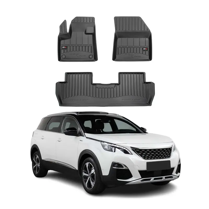 Tapis de Sol pour Peugeot 5008 2017-2024 TPE Noir