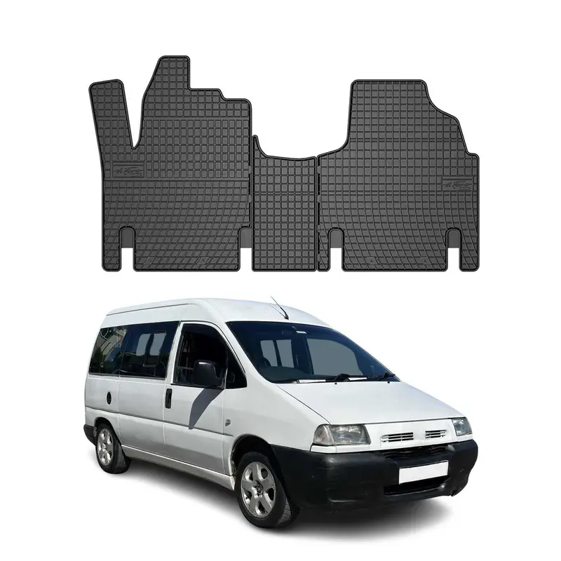 Tapis de Sol pour Peugeot Expert 1995-2007 Convient à 1ème rangée Caoutchouc