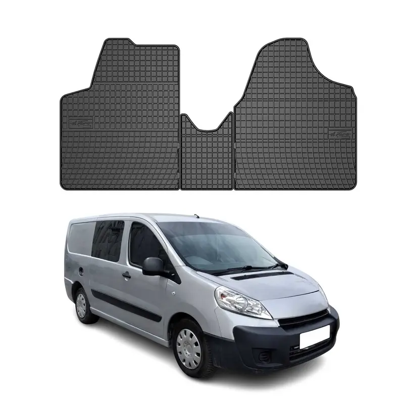 Tapis de Sol pour Peugeot Expert II 2007-2016 Convient à 1ème rangée Noir