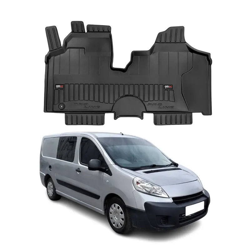 Tapis de Sol pour Peugeot Expert II 2007-2016 OMAC Premium TPE Noir