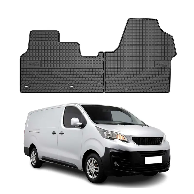Tapis de Sol pour Peugeot Expert III 2016-2026 Convient à 1ème rangée Noir