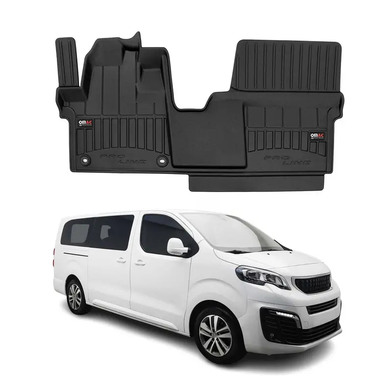 Tapis de Sol pour Peugeot Traveller 2016-2026 TPE Noir