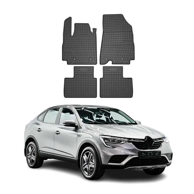 Tapis de Sol pour Renault Arkana 2019-2026 Caoutchouc Noir