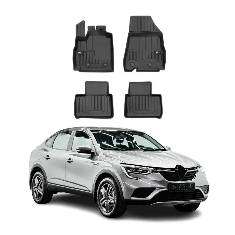 Tapis de Sol pour Renault Arkana 2019-2026 Caoutchouc TPE Noir