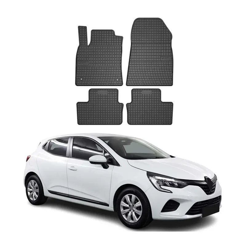 Tapis de Sol pour Renault Clio 2019-2025 Caoutchouc Noir
