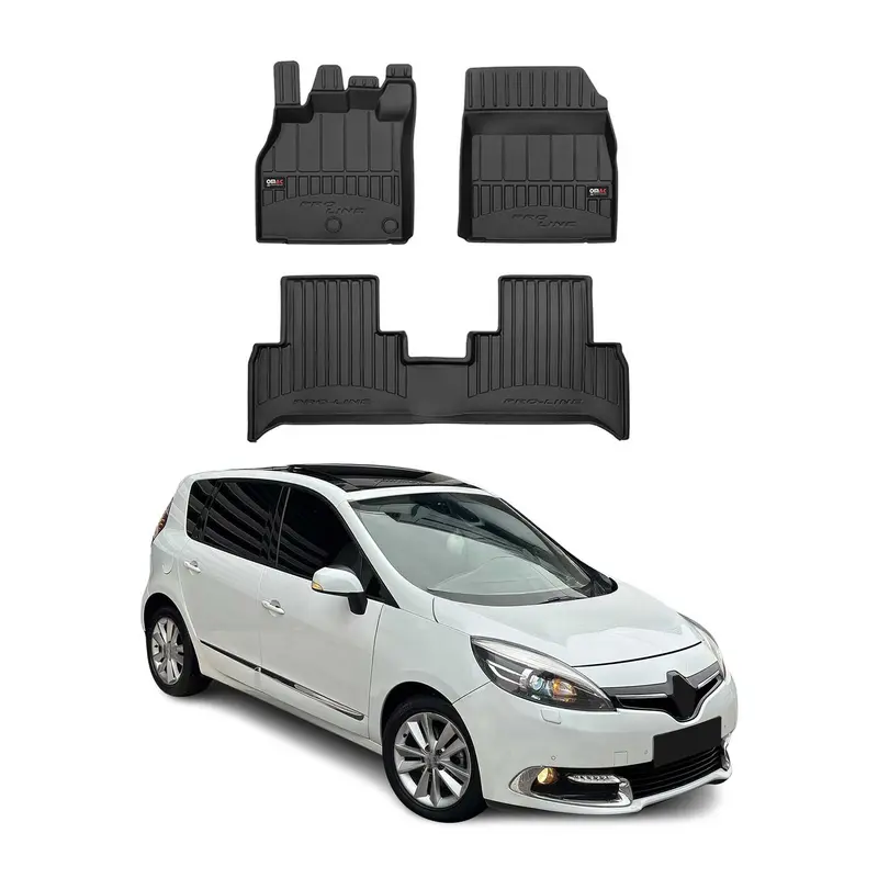 Tapis de Sol pour Renault Grand Scenic 2009-2016 TPE Noir