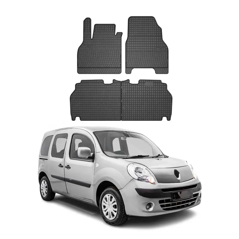 Tapis de Sol pour Renault Kangoo 2007-2021 Caoutchouc Noir