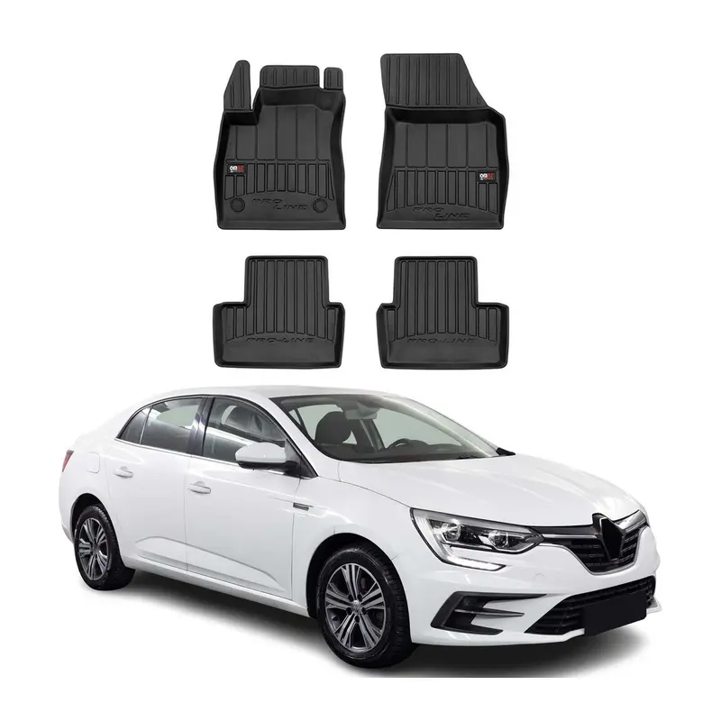 Tapis de Sol pour Renault Megane 2016-2022 TPE Noir