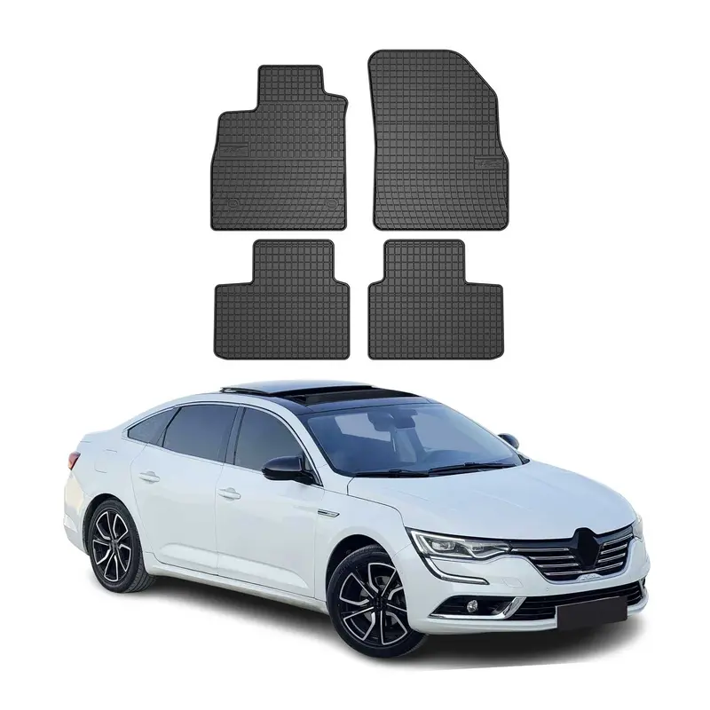 Tapis de Sol pour Renault Talisman 2015-2022 Caoutchouc Noir