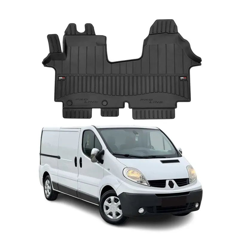 Tapis de Sol pour Renault Trafic 2001-2014 TPE Noir