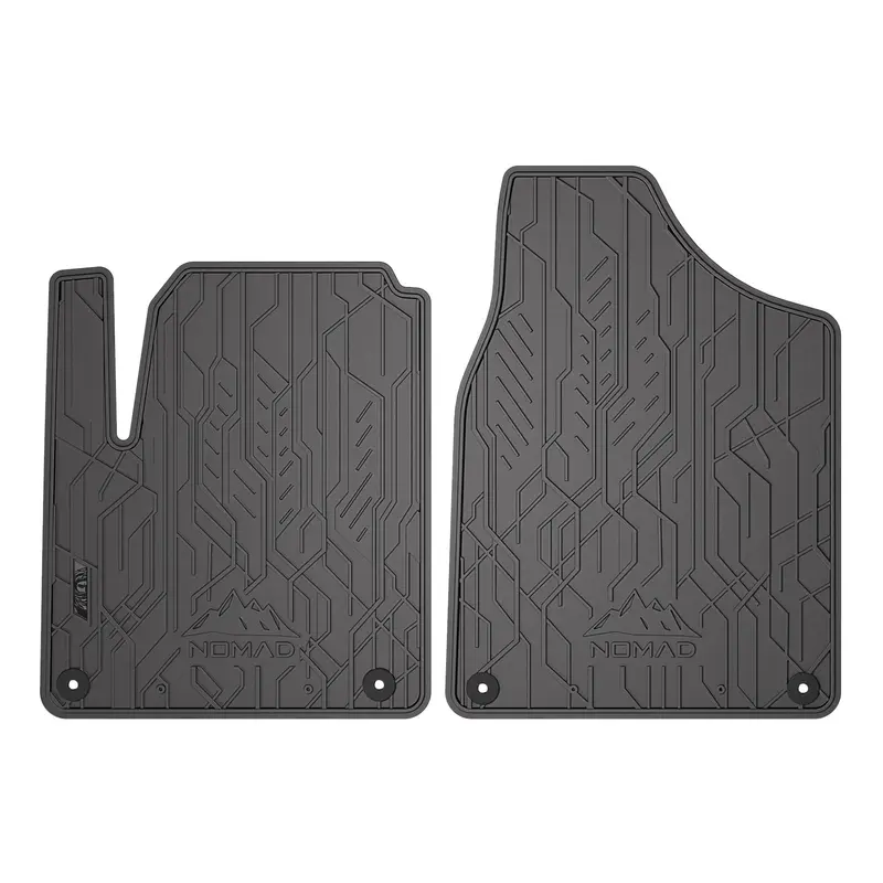 Tapis de sol pour Seat Alhambra I 1996-2010 / VW Sharan I 1995-2010 Noir 2Pcs