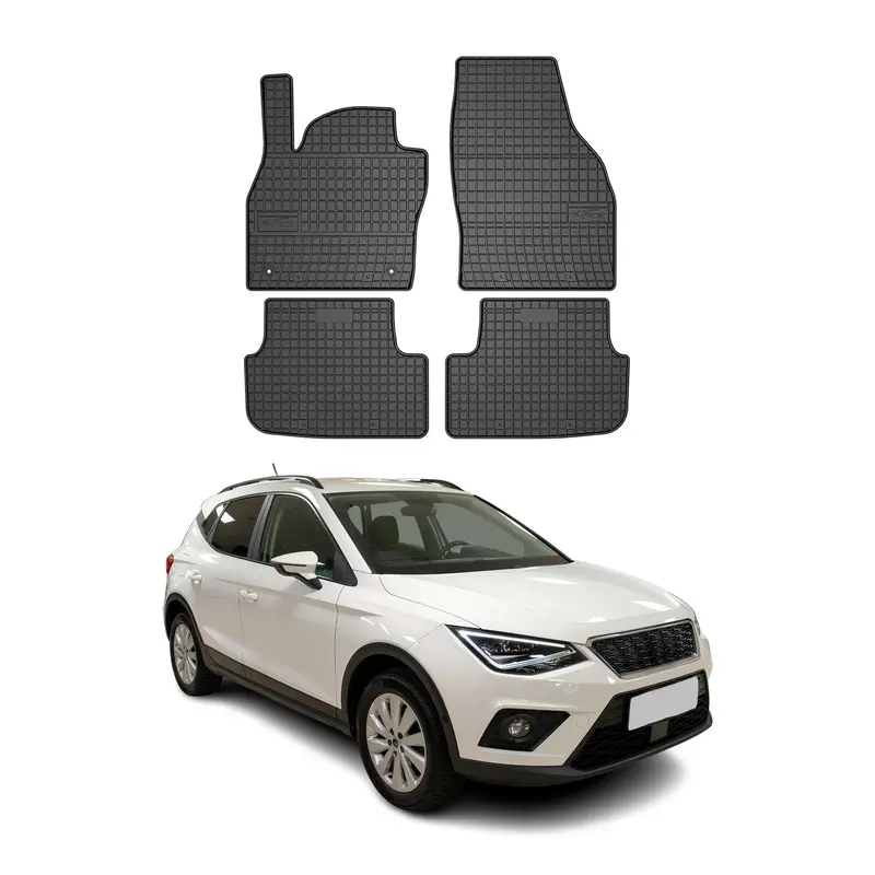 Tapis de Sol pour Seat Arona 2017-2026 Caoutchouc Noir