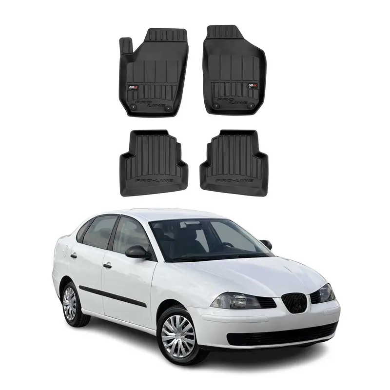 Tapis de Sol pour Seat Cordoba 2002-2009 Caoutchouc TPE Noir