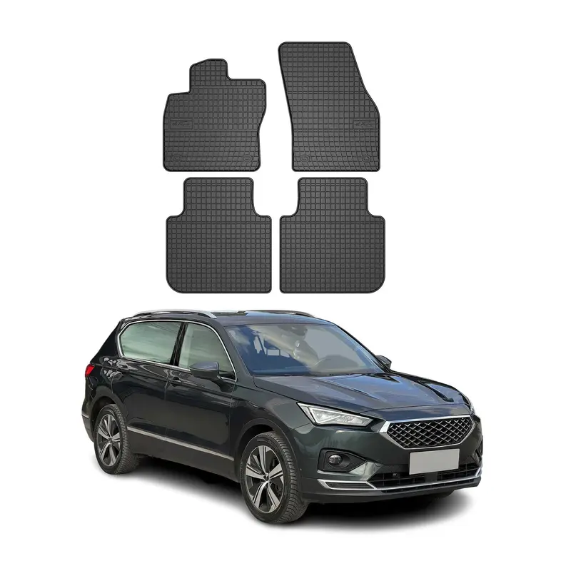Tapis de Sol pour Seat Tarraco 2018-2024 Caoutchouc Noir