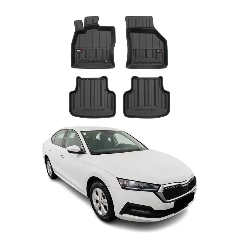 Tapis de Sol pour Skoda Octavia 2019-2022 TPE Noir